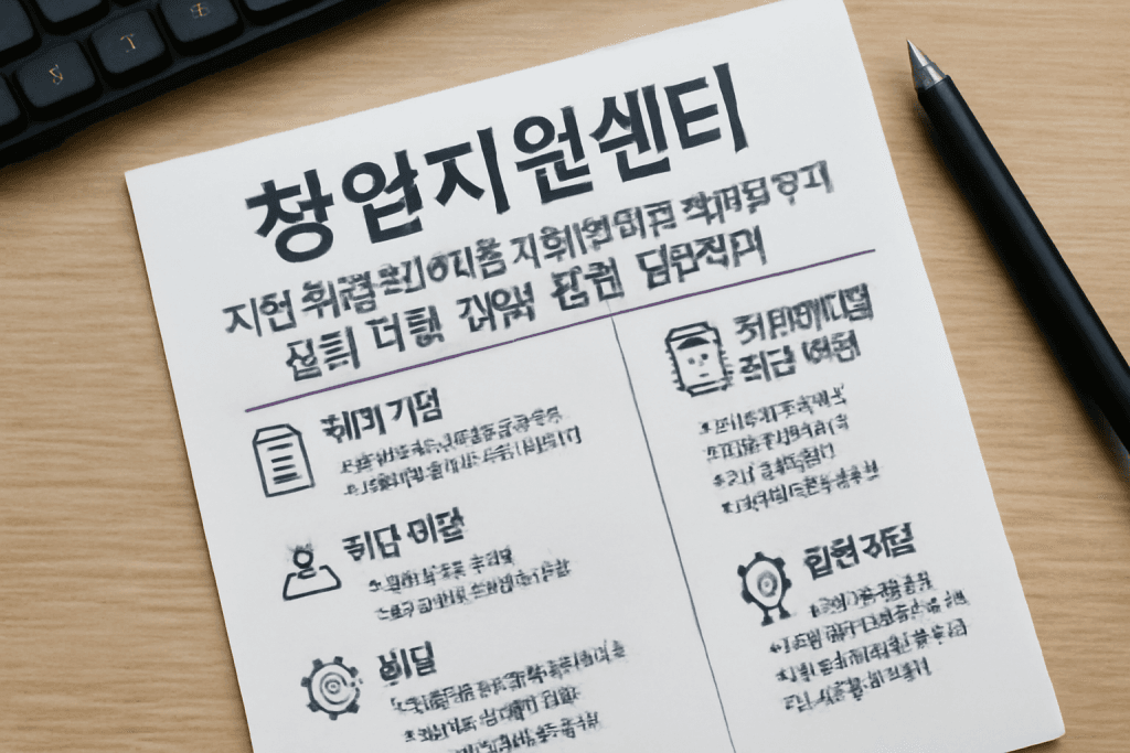 창업지원센터 지원 내용과 신청 방법부터 혜택까지 실제 사례별 준비 서류와 성공 꿀팁까지